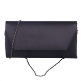 Siyah Saten Topuklu Ayakkabı Çanta Set RA-023 RUBRICA 