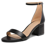 Siyah Tek Bant Topuklu Ayakkabı RA-155