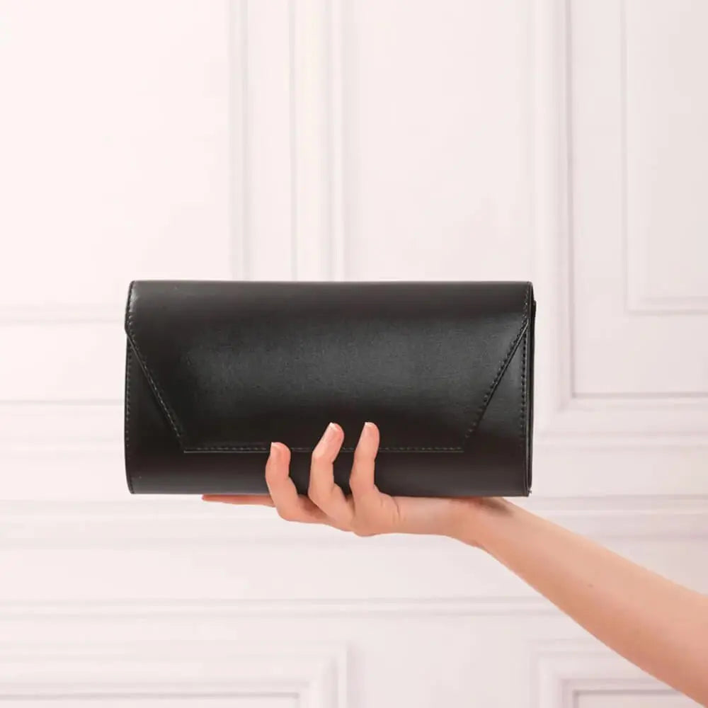 Siyah Topuklu Ayakkabı Çanta Set RA-023