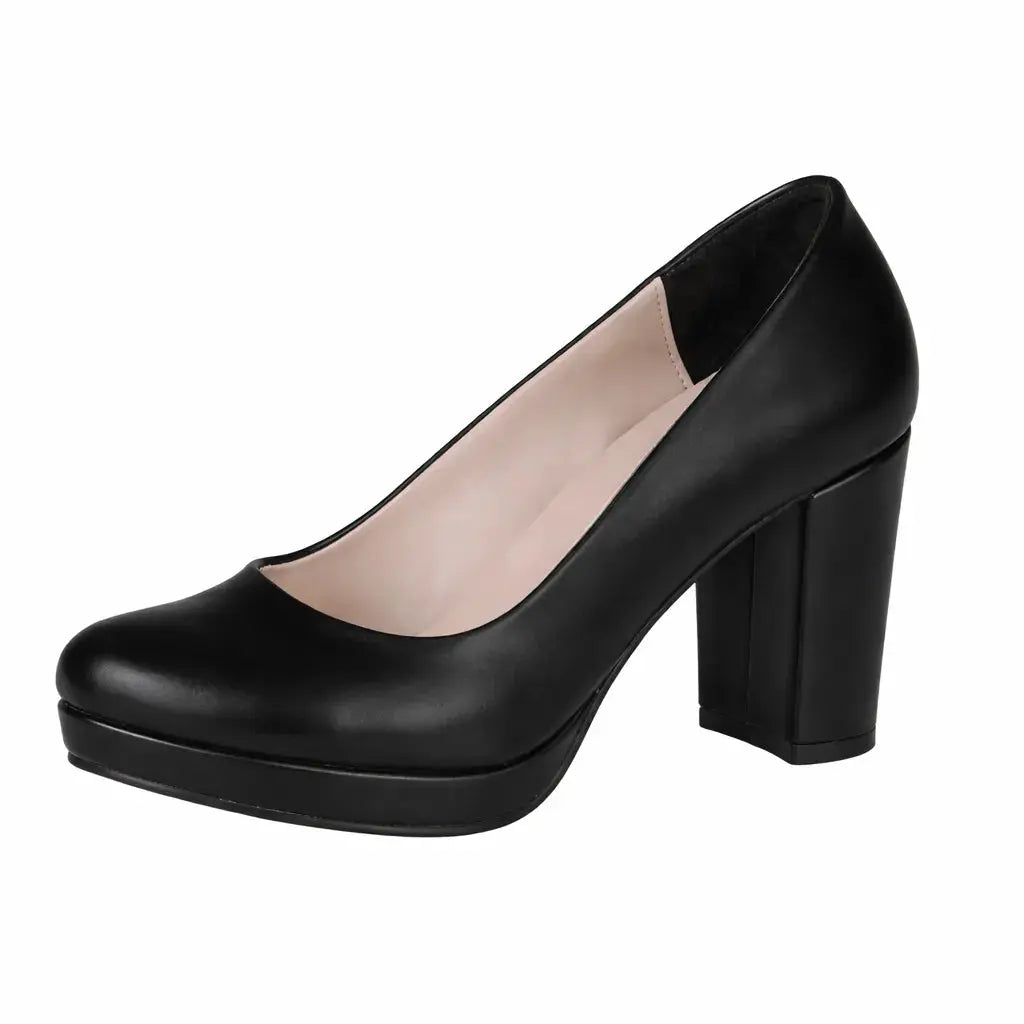 Siyah Topuklu Platform Ayakkabı MT-01 RUBRICA 