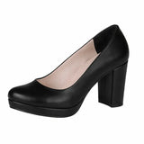 Siyah Topuklu Platform Ayakkabı MT-01 RUBRICA 