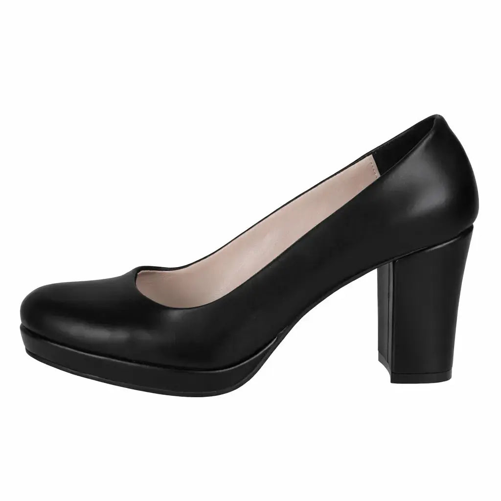 Siyah Topuklu Platform Ayakkabı MT-01 RUBRICA 