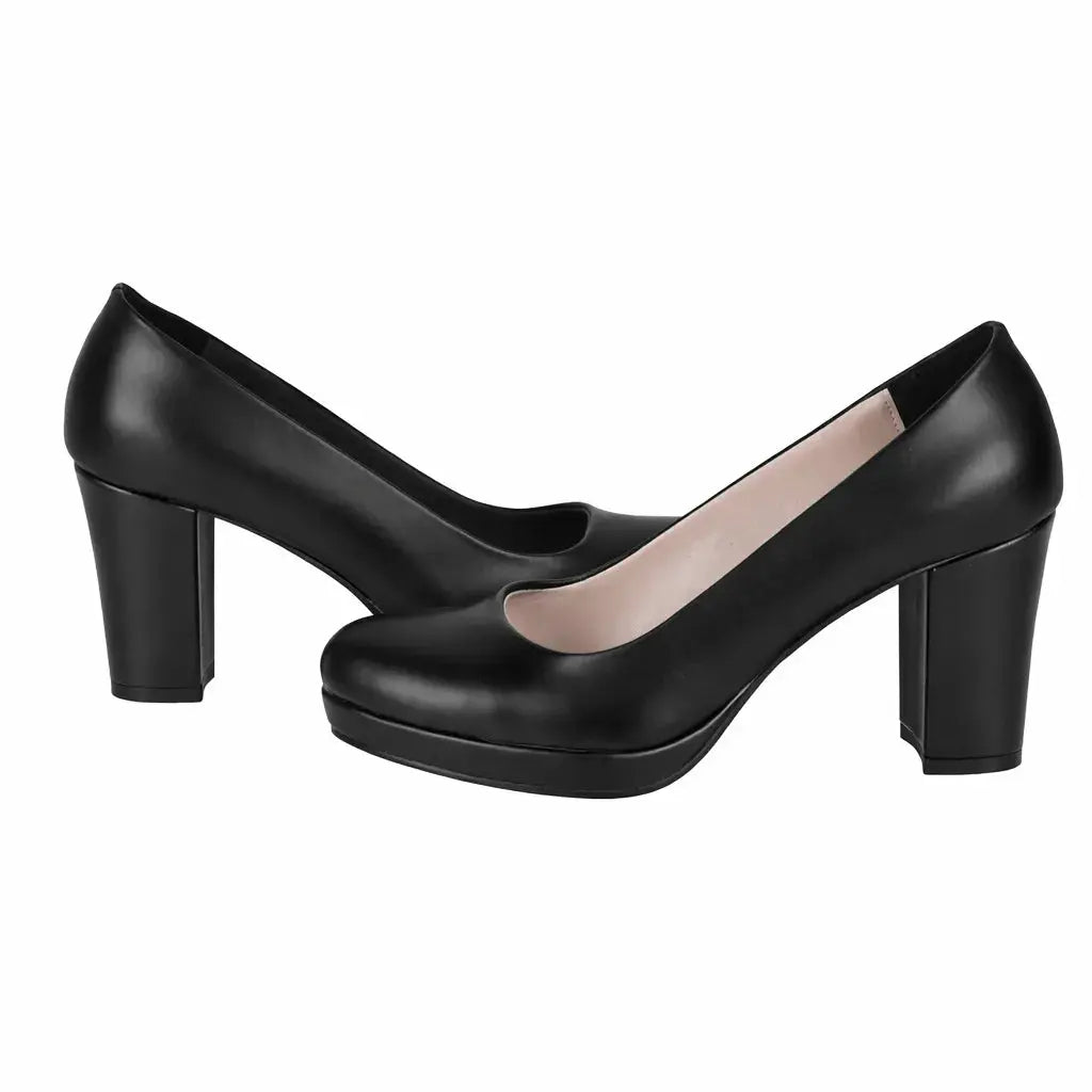 Siyah Topuklu Platform Ayakkabı MT-01 RUBRICA 