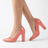 Somon Rugan Kadın Kalın Topuklu Ayakkabı MA-023