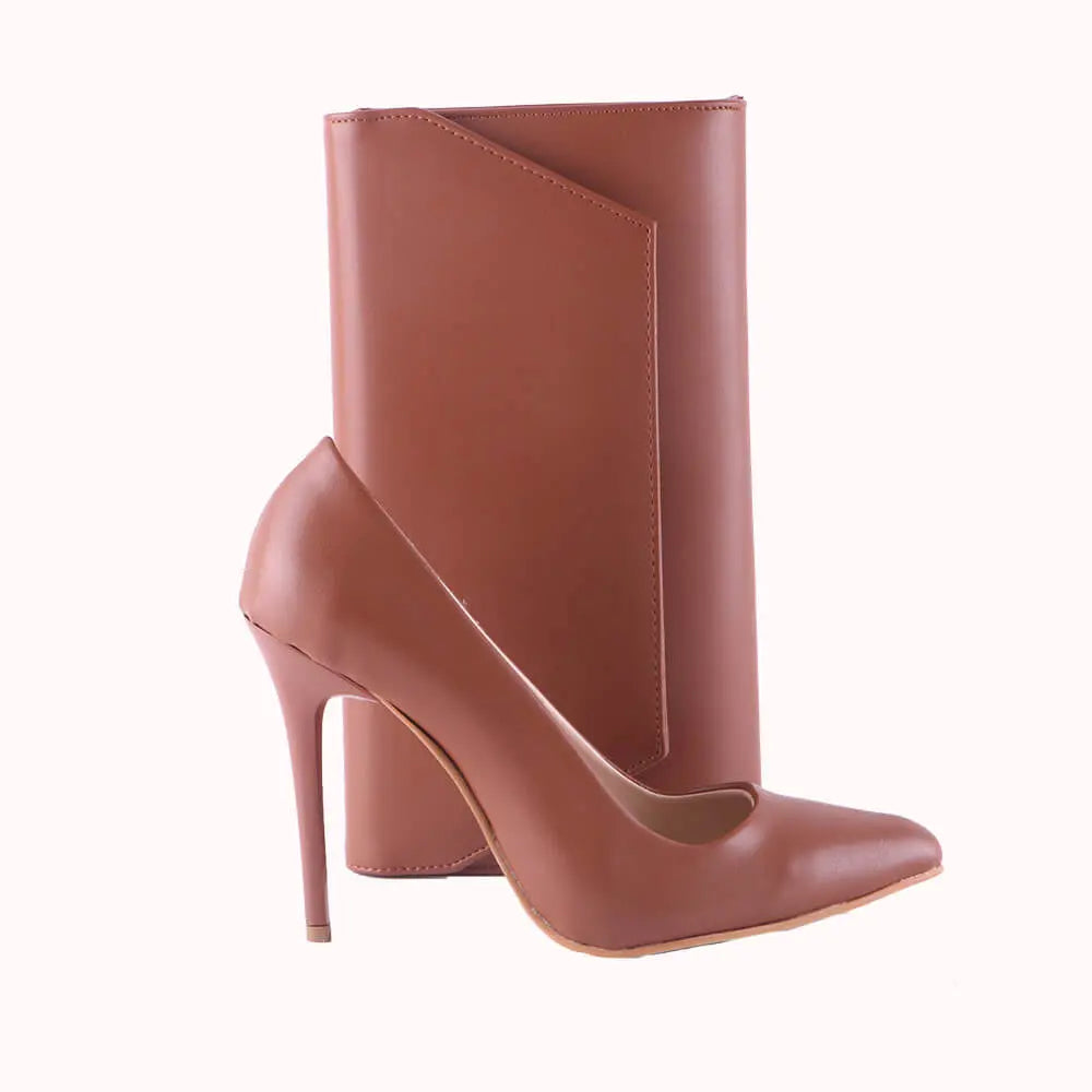 Taba Abiye Çanta Ayakkabı Kombin RA-021 RUBRICA 