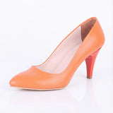 Turuncu 7 cm Topuklu Ayakkabı MA-017